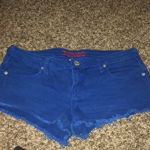 Dark blue booty shorts